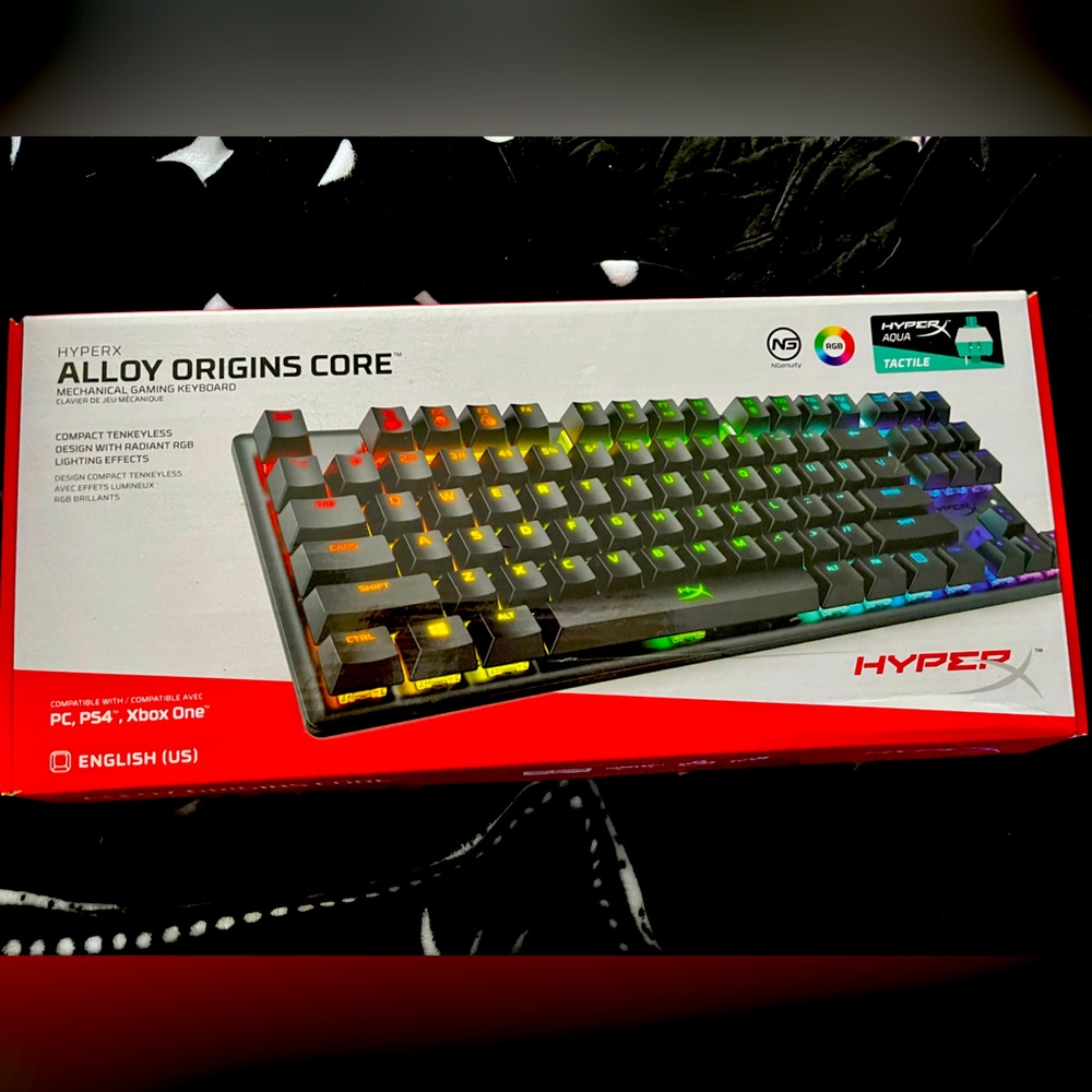 Used hyperx alloy core keyboard